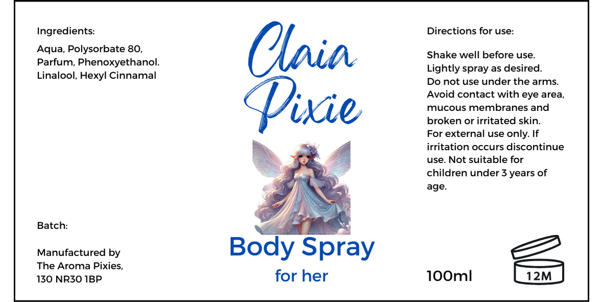 For Her: Body Spray (Fine Mist)