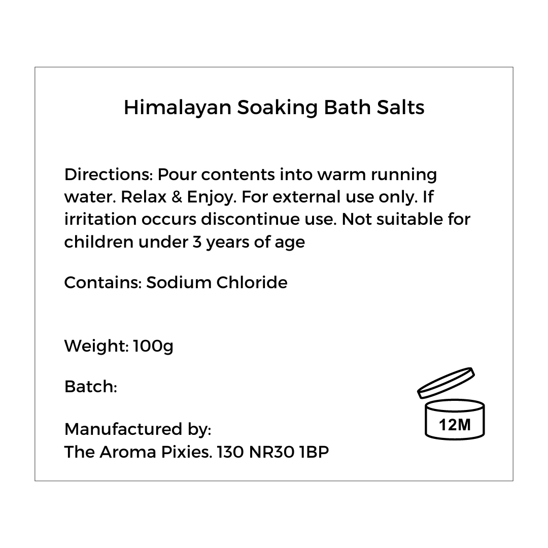 Himalayan Soaking Bath Salts