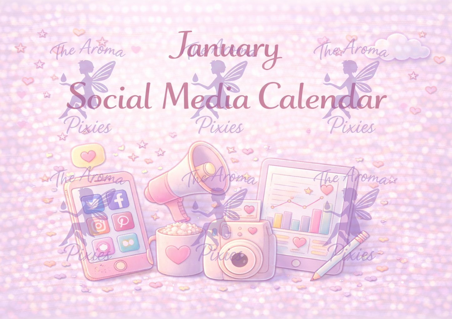 January 2026 Social Media Calendar for Makers – Free Download with Daily Post Prompts