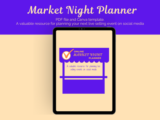 Front cover of Market Night Planner